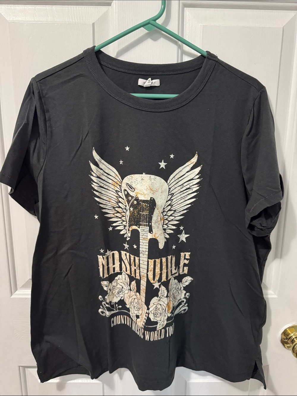 Maurices Black Nashville Graphic Short Sleeve Tee
